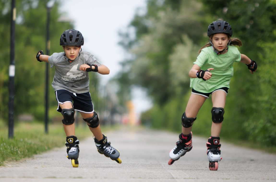 Rolki dziecięce Rollerblade Apex szaro-żółte