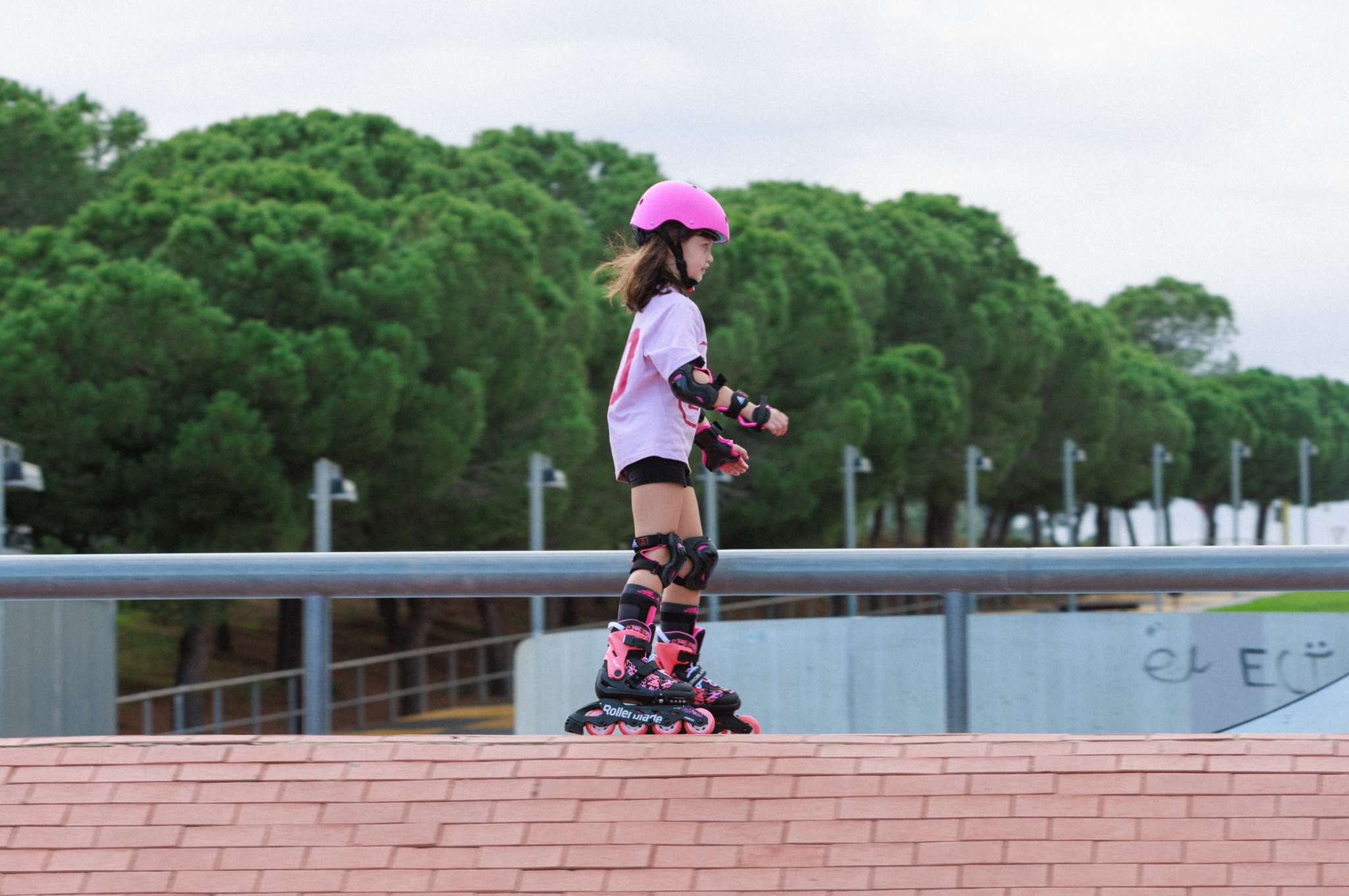 Rolki dziecięce Rollerblade Microblade SL czarno-koralowe