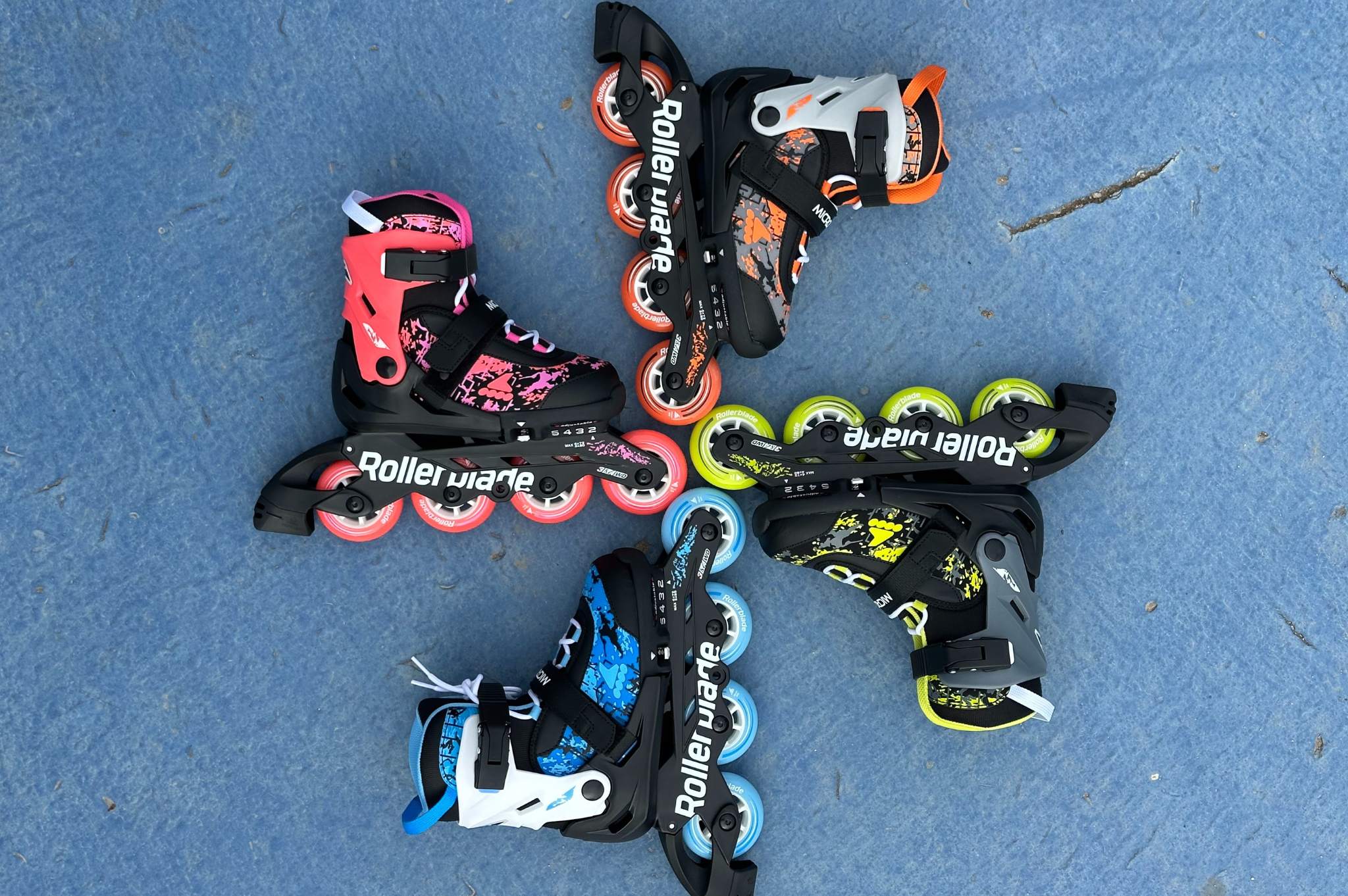 Rolki Rollerblade Microblade SL czarno-limonkowe