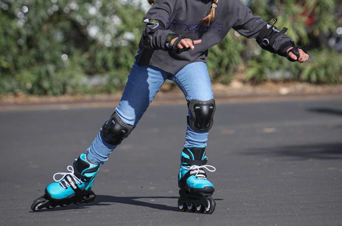 Rolki Rollerblade Microblade błękitno-czarne