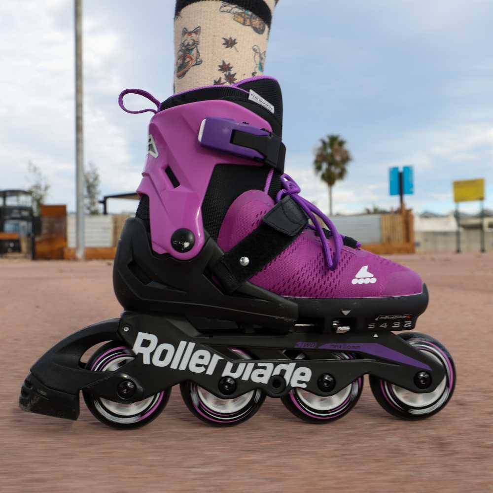 Rolki Rollerblade Microblade fioletowo-czarne