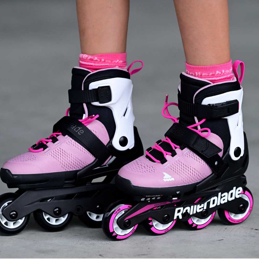 Rolki Rollerblade Microblade różowo-białe