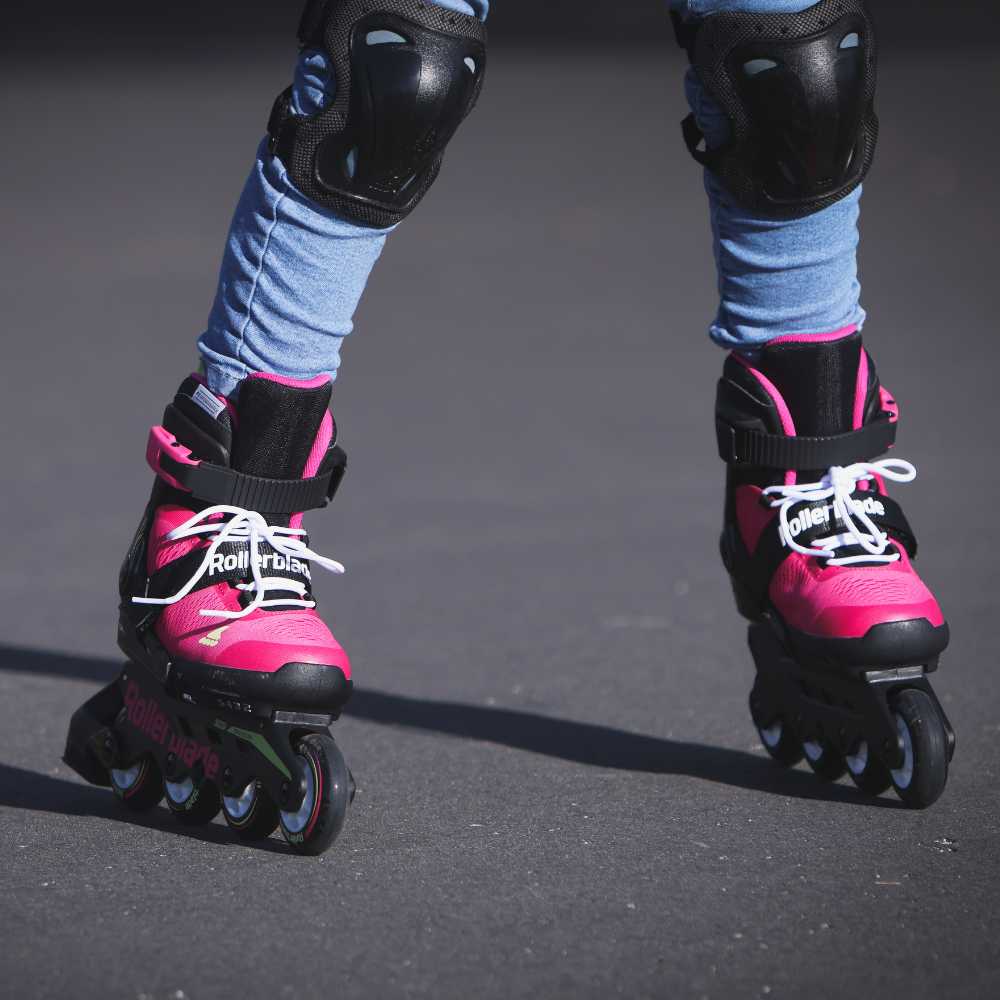 Rolki Rollerblade Microblade różowo-czarne