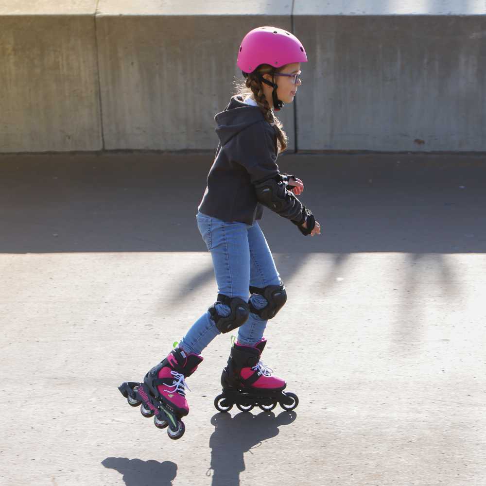 Rolki Rollerblade Microblade różowo-czarne