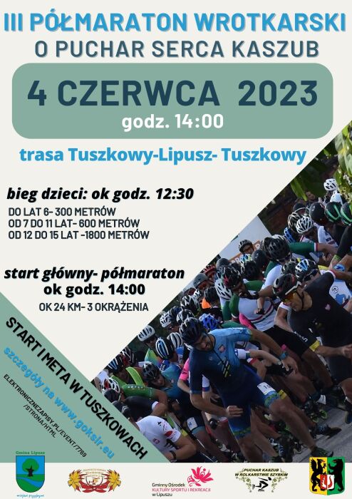  III Półmaraton Wrotkarski o "Puchar Serca Kaszub"