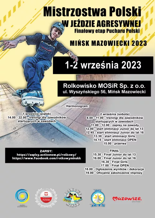 Mistrzostw Polski w Jeździe Agresywnej na Rolkach 2023