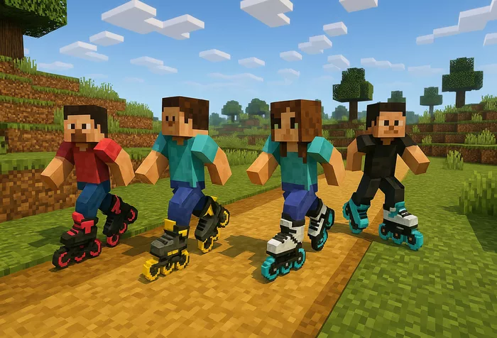 Minecraft i Jazda na Rolkach: Kreatywność i Integracja w Ruchu